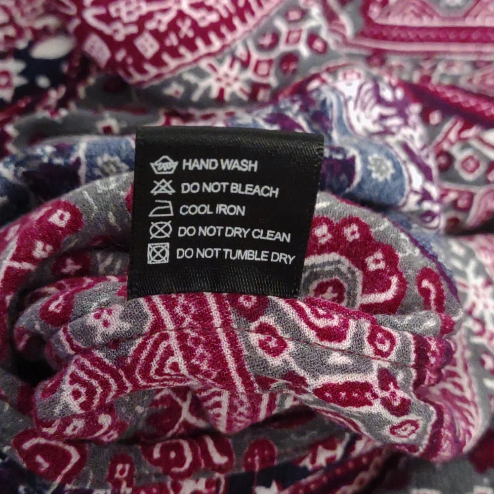 Olivaceous Women's Pink, Blue Tribal Patterned Romper Size Medium